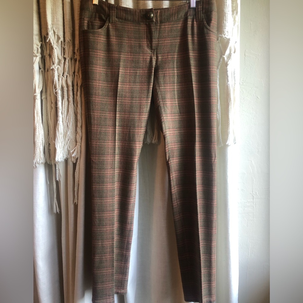 Kenzie Girl Jr's, Autumn plaid pants size 11